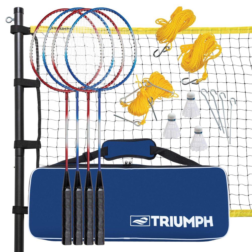 Triumph Competition Badminton Set with Steel Construction