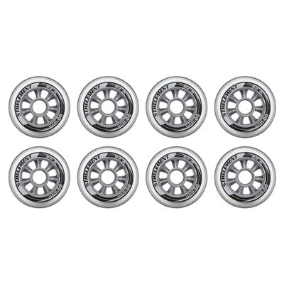 5th Element Replacement Wheels for Inline Skates and Roller Blades-Designed for Indoor and Outdoor Use-8 Pack (90mm)