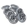 5th Element Replacement Wheels for Inline Skates and Roller Blades-Designed for Indoor and Outdoor Use-8 Pack (90mm) view 2