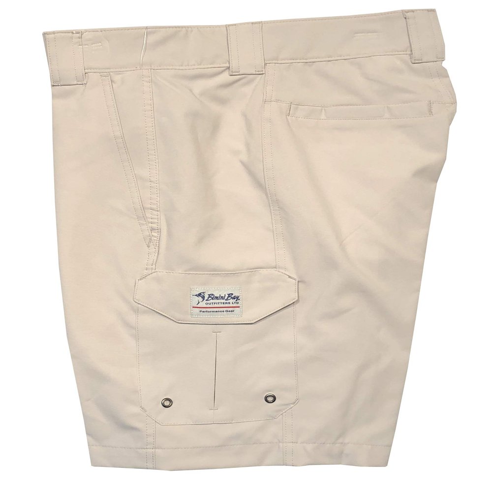 Bimini Bay Outfitters LTD Bluefin II Fishing Short (Sandstone, 32)