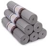 Sunshine Yoga Voyage Yoga Mat, 6 Pack, 72" x 24" Professional Studio and Gym Bulk Yoga Mats, 5mm Thick, Durable, Anti-Tear, Non Slip Fitness and Exercise Mats, Cool Gray view 1