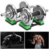 VGEBY Dumbbell Rack, 1Pair Dumbbell Bracket Mat Storage Frame Stand Floor Holder Fitness Equipment Sports Equipment view 4