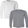 3501-White/3513-Grey Triblend-S-2pk Default Title S view 1