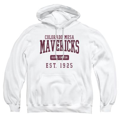 Colorado Mesa University Official Founded Date Unisex Adult Pull-Over Hoodie, White, X-Large