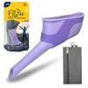 EllaPee Womens Urinal Funnel Female Urination Device for Women, Camping Accessories, Hiking, Outdoor Activities & More with Medical Grade Silicone (Reusable) , Purple view 1
