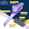 EllaPee Womens Urinal Funnel Female Urination Device for Women, Camping Accessories, Hiking, Outdoor Activities & More with Medical Grade Silicone (Reusable) , Purple view 2