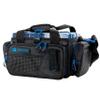 Evolution Outdoor Drift Series Topless Horizontal Tackle Bag  Blue Version 3600 Size, Outdoor Rucksack w/ 5 Fishing Tackle Trays, Padded Handle and Shoulder Strap, Plier Holster, Tackle Carrying Case view 3