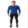 Compression Shirt Men Long Sleeve Thermal Workout Shirts Athletic Basketball Base Layer Undershirts Sports Top view 4