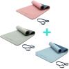 3 COLORS - BUY TOGETHEREco Friendly TPE Non Slip Yoga Mat, 1/3-Inch Extra Thick Yoga Mats for Women Men, for Yoga, Pilates and Floor Exercises view 1