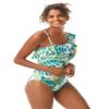 Vince Camuto Lush Tropic Ruffle One Shoulder One-Piece Multi 8 view 2