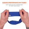 Ergodyne Chill Its 6634 Cooling Headband, Sports Headbands for Men and Women, Moisture Wicking , Blue view 3