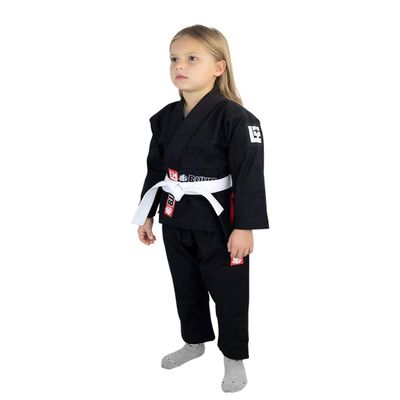 Combat Corner Kids BJJ Life Comp Kid GI Brazilian Jiu Jitsu for Boys and Girls (Black, Y-000)