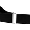Buyless Fashion Kids Boys Girls No Buckle Adjustable Elastic Dress Stretch Belt Up to 30 Inches 4 Pack - 5098-4-Black view 3
