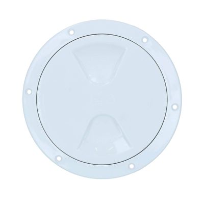 AB Tools 170mm Round Inspection Hatch Waterproof Cover IPX6 White 140mm Cut Out