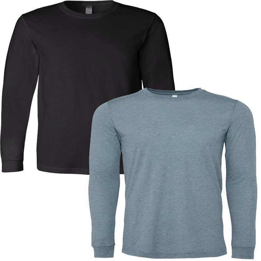 3501-Black/3513-Denim Triblend-XS-2pk Default Title XS