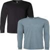 3501-Black/3513-Denim Triblend-XS-2pk Default Title XS view 1