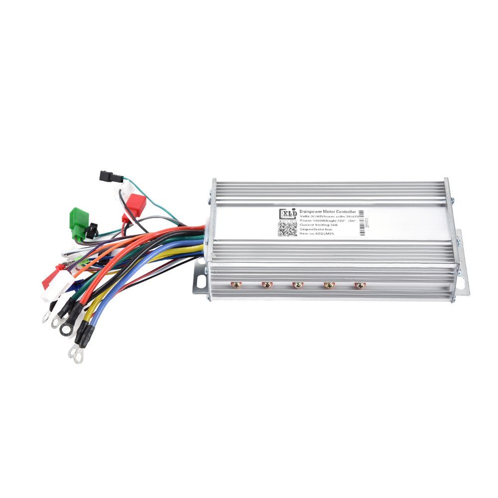Dilwe Brushless Controller, 6V/48V 1000W Brushless Motor Sine Controller for Electric Scooter