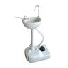 Thxbyebye Removable Outdoor Wash Basin Outdoor Garden Sink, 5 Gallon Portable Washing Station with Wheels, Hand Wash Basin Sanitary Ware for Camping/RV/Barber/Kitchen/Indoor, HDPE, w/Towel Holder view 1