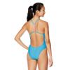 Speedo Women's Swimsuit One Piece Endurance+ Y-Back Blue Atoll view 2