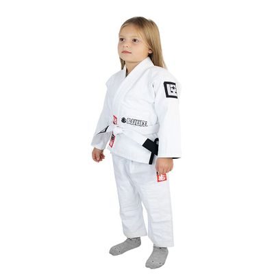 Combat Corner Kids BJJ Life Comp Kid GI Brazilian Jiu Jitsu for Boys and Girls (White, Y-000)