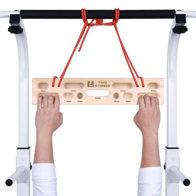 Two Stones Portable Hangboard | Rock Climbing Hangboard | Hang Board for Climbing | Rock Climbing Gifts for Rock Climbers for Climbers | Bouldering Gifts