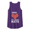 Math Lover Gym Weightlifting Funny Quote Workout Exercise Tank Top Small view 1