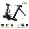 Fluid Bike Trainer Stand  Alpcour Portable Stainless Steel Indoor Trainer w/Fluid Flywheel, Noise Reduction, Progressive Resistance, Dual-Lock System  Stationary Exercise for Road & Mountain Bikes view 4