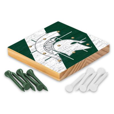 NCAA Michigan State Spartans Peg Tic Tac Toe Game