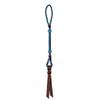 Weaver Leather Quirt with Wrist Loop, Black/Purple/Mint, 29-inch view 1