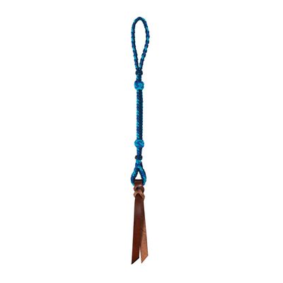 Weaver Leather Quirt with Wrist Loop, Navy/Blue/Turquoise, 29-inch