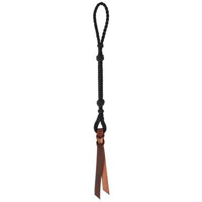 Weaver Leather Quirt with Wrist Loop, Black, 29-inch
