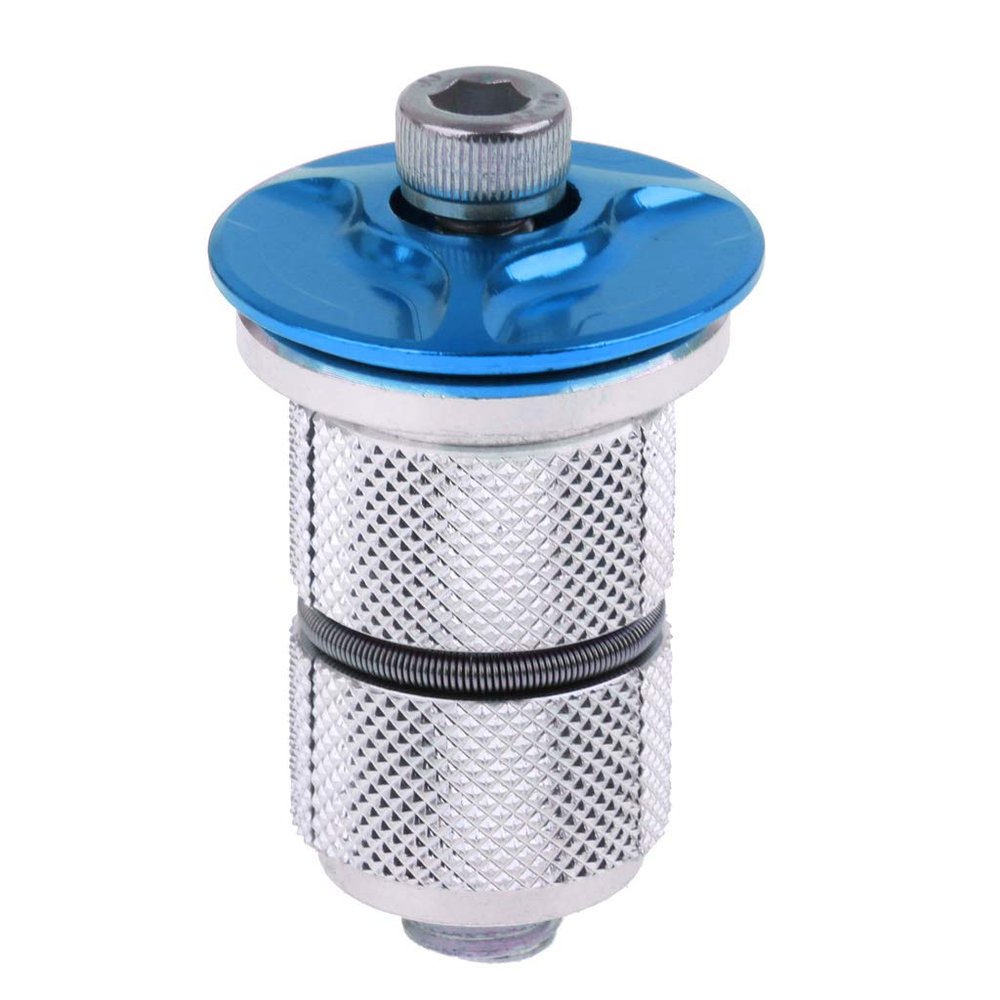 Compression Plug 1 1/8 Inch Headset Expansion Expander, Blue