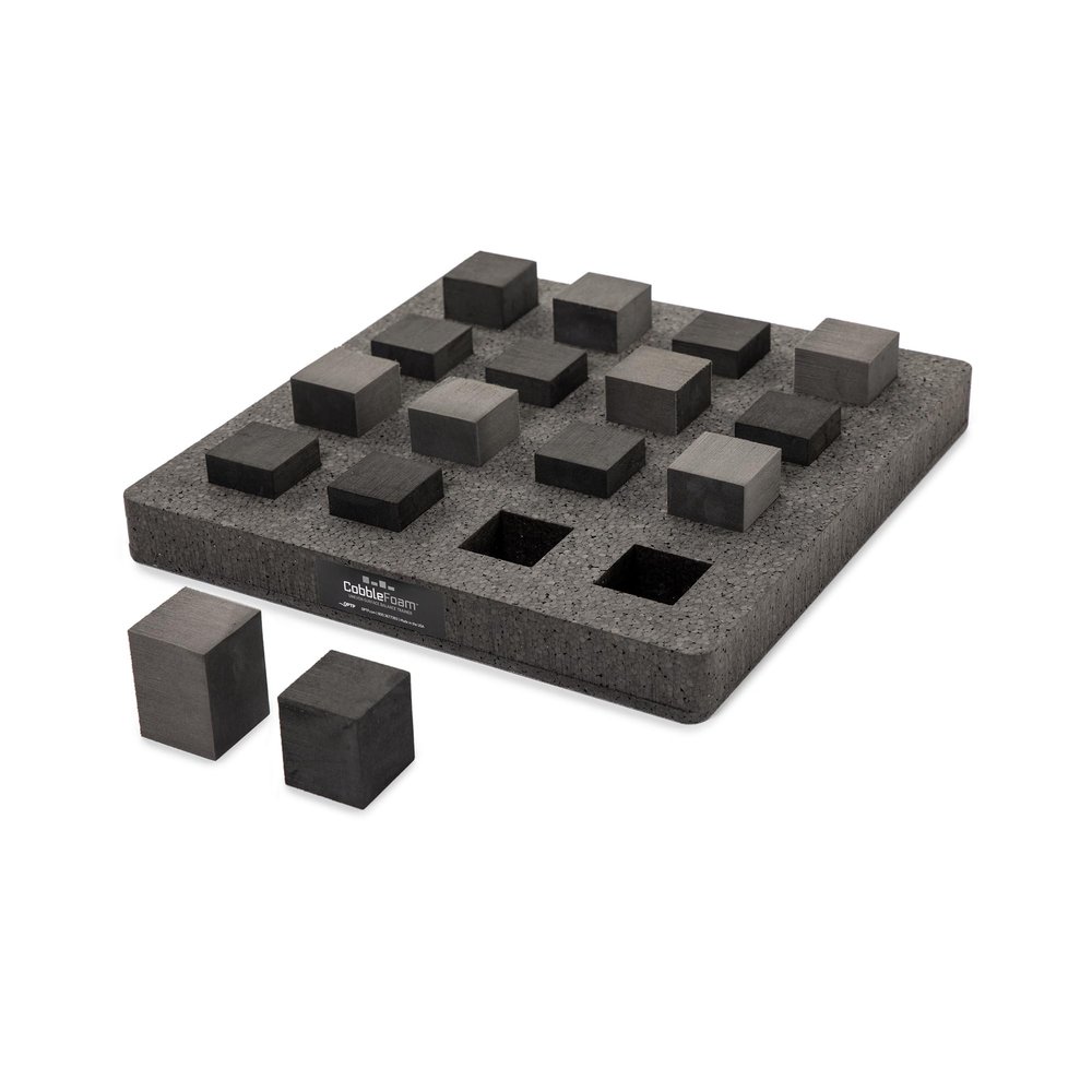 OPTP CobbleFoam Uneven-Surface Balance Trainer - Versatile Balance Board Training System Developed by a Physical Therapist for Injury, Surgery, Rehabilitation, and Sports Training - Single Board with Blocks