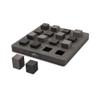 OPTP CobbleFoam Uneven-Surface Balance Trainer - Versatile Balance Board Training System Developed by a Physical Therapist for Injury, Surgery, Rehabilitation, and Sports Training - Single Board with Blocks view 1