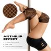 Queen Wear  Nude Mocha Grip Pole Dance Knee Pads  Perfect Woman Protection for Ballet Modern Dance and Indoor Sports (M) view 2