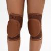 Queen Wear  Nude Mocha Grip Pole Dance Knee Pads  Perfect Woman Protection for Ballet Modern Dance and Indoor Sports (M) view 3