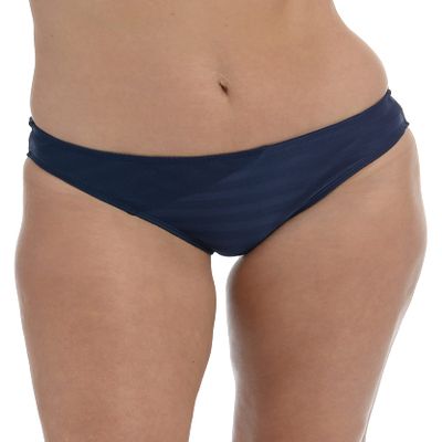 La Blanca Women's Hipster Bikini Swimsuit Bottom, Indigo/Linea Costa, 14