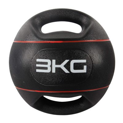 Medicine Balls Binaural Medicine Ball, Male and Female Strength Training Core Training Fitness Ball, 3kg/4kg/5kg/6kg/8kg/10kg (Size : 3kg/6.6lb)