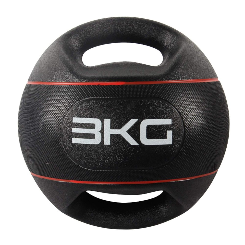 Medicine Balls Binaural Medicine Ball, Male and Female Strength Training Core Training Fitness Ball, 3kg/4kg/5kg/6kg/8kg/10kg (Size : 3kg/6.6lb)