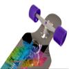 Longboard Street Surfing Curve DT Freeride 39" I Want to Believe view 3