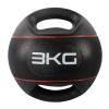 Medicine Balls Binaural Rubber Medicine Ball, Home Gym Core Training Aerobics Fitness Ball, 3kg/6.6lb view 1