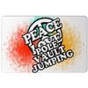 Makoroni - Peace Love Pole Vault Jumping - 8"x12" Aluminum Novelty Fun Street Sign, DesB50 view 1
