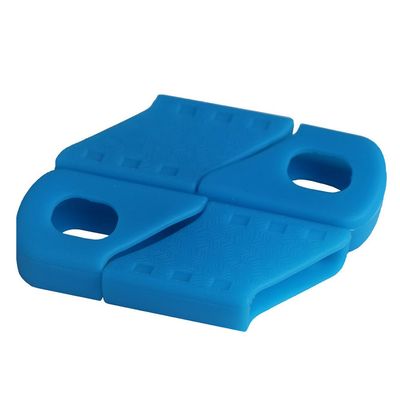 Wakauto 4pcs Bike Crankset Protector Silicone Bicycle Crank Cover Cap Protection Sleeve Arm Protector Accessory for Mountain Road Bikes Random Color