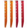 Wakauto 4pcs Alloy U-Shaped Tent Pegs for Camping Snow Tent Stakes Extra for Snow Grounds Lightweight and Portable Outdoor Nails view 1