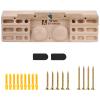 TWO STONES Wooden Hangboard Rock Climbing Pull Up Bar Designed Training for Climbing, Wooden Fingerboard Climbing Training Board for Building Core Strength and Endurance (CJ-HB2003) view 1
