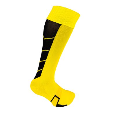 Just 4 Kicks Soccer Socks, Knee High Socks, Athletic Socks for Mens and Women, Size 8-13 (Yellow/Black)