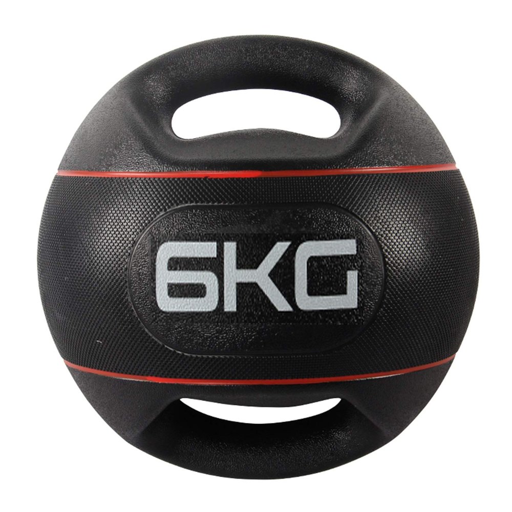 Medicine Balls Binaural Medicine Ball, Male and Female Strength Training Core Training Fitness Ball, 3kg/4kg/5kg/6kg/8kg/10kg (Size : 6kg/13.2lbs)