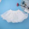 Aislor Girls Kids 3 Layers Organza Petticoat Underskirt Wedding Princess Pageant Dance Dress White 5-6 view 4