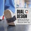 K1 Mid-Sole Ice Cleats - Rotatable Traction Aids For Flat Shoes - Indoor/Outdoor, Climbing, Driving - Slim Profile - Orange view 3