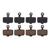 Alomejor 4 Pairs Brake Pads Metallic Mountain Disc Brake Pads Compatible with Avid R/CR/CR MAG/X0 XX DB view 2